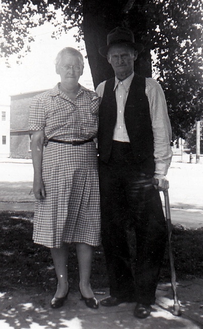 Mary Williams with her brother William Williams